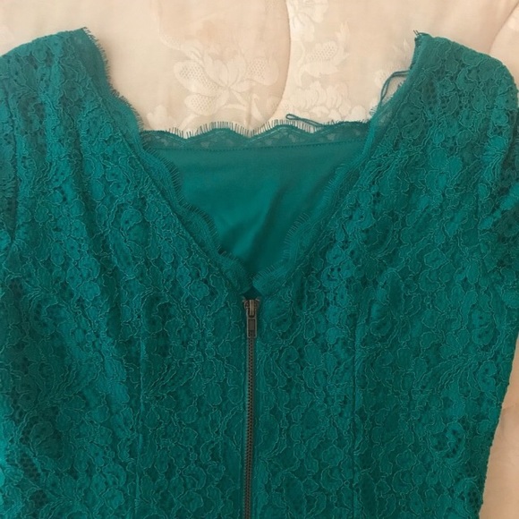 Adrienna Papell Emerald Green Cocktail Dress - Picture 4 of 4